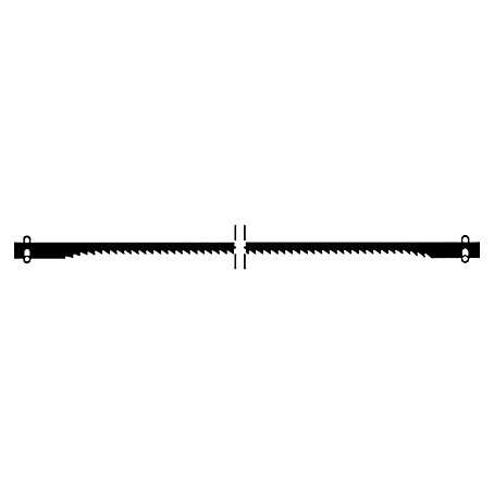 Proxxon Sägeblätter No 28743 (Länge: 127 mm, Anzahl Zähne: 18 Stk.)