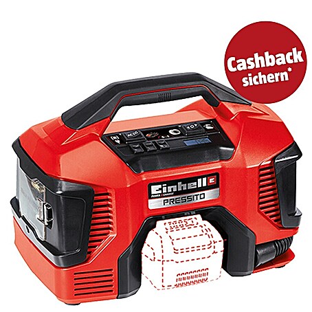 Einhell PXC 18V Hybrid-Kompressor Pressito (Max. Druck: 11 bar, 18 V, Ohne Akku)