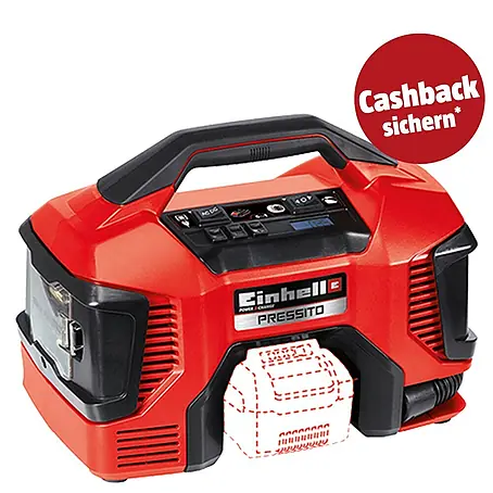 Einhell PXC 18V Hybrid-Kompressor Pressito