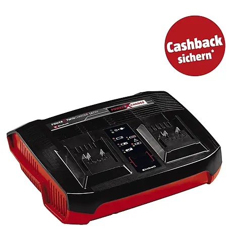 Einhell PXC 18V Akku-Ladegerät Power X-Twincharger 3A