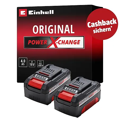 Einhell Professional PXC 18V Akku 2x18V 4,0Ah PXC-Twinpack CB