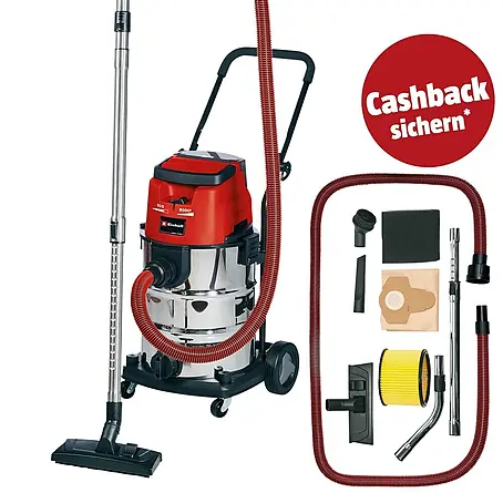 Einhell PXC 18V Akku-Nass-Trockensauger TE-VC 36/30 Li S-Solo