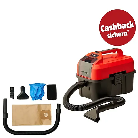Einhell PXC 18V Akku-Nass-Trockensauger TE-VC 18/10 Li-Solo