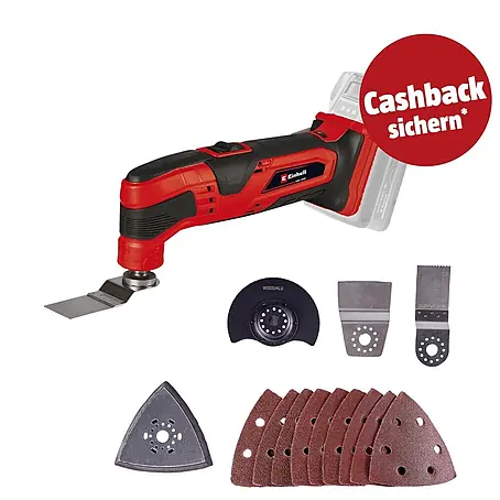 Einhell PXC 18V Akku-Multifunktionswerkzeug TC-MG 18 Li-Solo