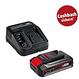Einhell PXC 18V Akku & Ladegerät 18V 2,5Ah PXC Starter Kit (18 V, 1 Akku, 2,5 Ah)