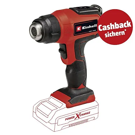 Einhell PXC 18V Akku-Heißluftgebläse TE-HA 18 Li-Solo