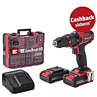Einhell PXC 18V Akku-Schlagbohrschrauber TE-CD 18/40 Li-i +64 (18 V, 2 Akkus, 2 Ah, 40 Nm)