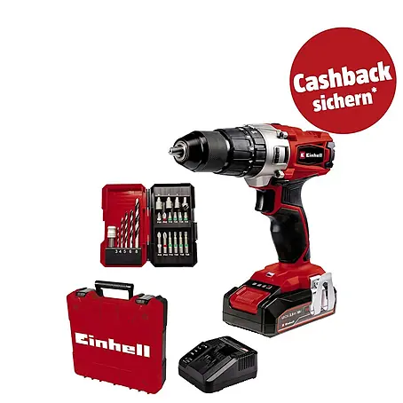 Einhell PXC 18V Akku-Schlagbohrschrauber TE-CD 18/2 Li-i+22