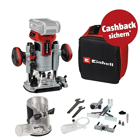 Einhell Professional PXC 18V Akku-Kombifräse TP-RO 18 Set Li BL - Solo