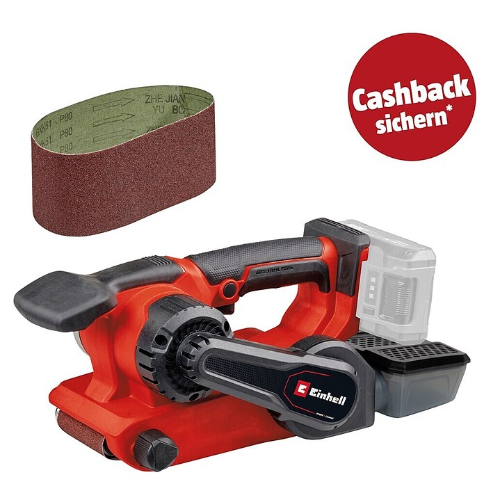 Einhell Professional PXC 18V Akku-Bandschleifer TP-BS 18/457 Lo BL - Solo (18 V, Ohne Akku, Bandgeschwindigkeit: 120 m/min - 250 m/min) | BAUHAUS