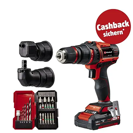Einhell PXC 18V Akku-Bohrschrauber TE-CD 18/45 3X-Li +22