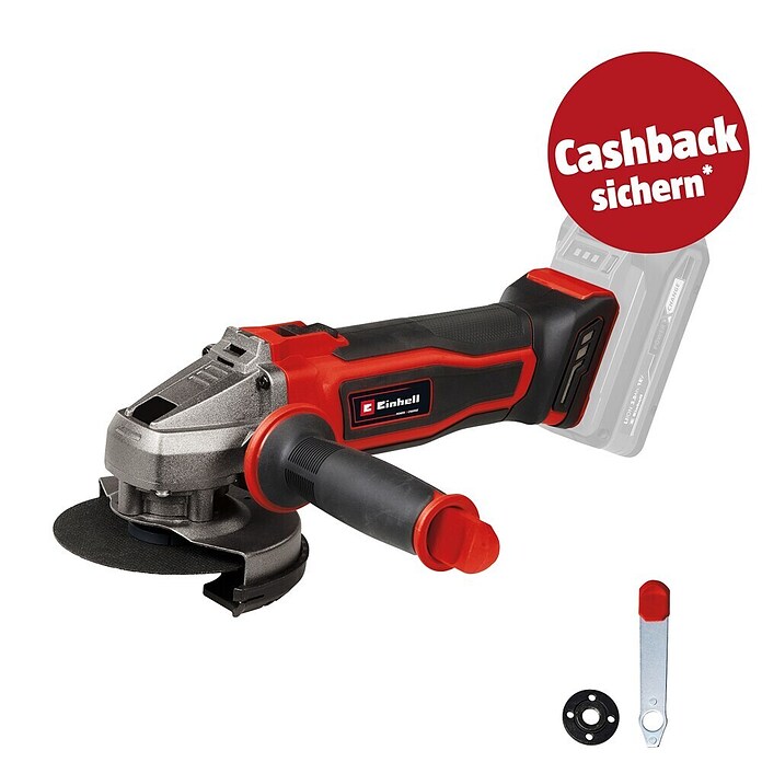 Einhell PXC 18V Akku-Winkelschleifer TE-AG 18/115-2 Li - Solo (18 V, Ohne Akku, Durchmesser Scheibe: 115 mm) | BAUHAUS