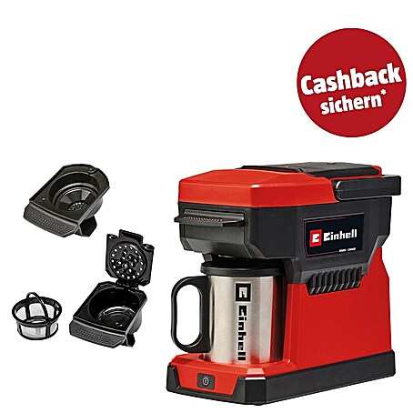 Einhell PXC 18V Akku-Kaffeemaschine TE-CF 18 Li-Solo (18 V, Ohne Akku)