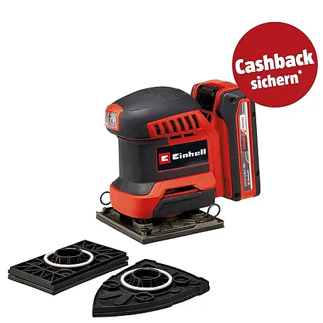Einhell PXC 18V Akku-Schwingschleifer TE-OS 18/113 3X LI