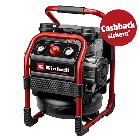 Einhell Professional PXC 18V Akku-Kompressor Silenzzo 18/160