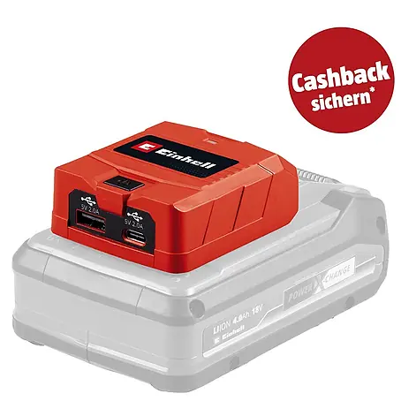 Einhell PXC 18V USB-Akku-Adapter TC-CP 18 Li
