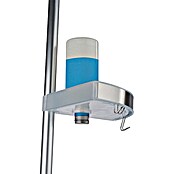Wenko Teleskop-Eckregal Premium (70 cm - 260 cm, 3 Ablagen, Silber)