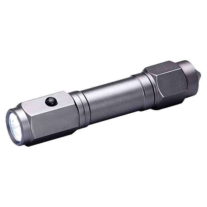 UniTEC LED-Taschenlampe (LED, 30 lm, Ausstattung: Gurtschneider, Glasbrecher)