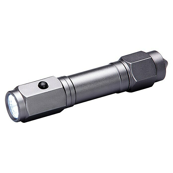 UniTEC LED-Taschenlampe (LED, 30 lm, Ausstattung: Gurtschneider, Glasbrecher)