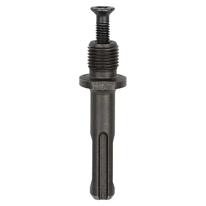 Bosch SDS-Plus Adapter - SDS Plus, Aufnahme: ½″ Gewinde - Das Bild zeigt einen Bohrfutteradapter mit SDS-Plus-Aufnahme, ein Werkzeug für Bohrmaschinen, das die Vielseitigkeit erhöht.