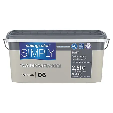 swingcolor  Wandfarbe SIMPLY