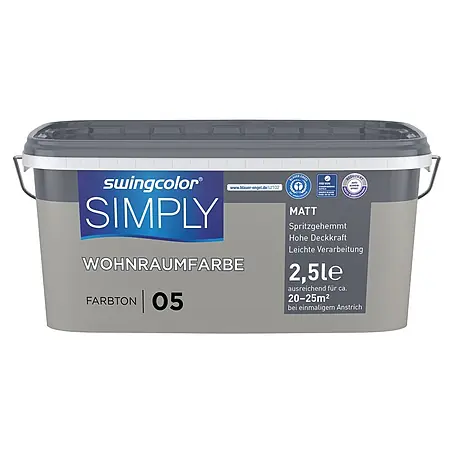 swingcolor  Wandfarbe SIMPLY