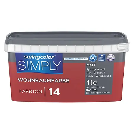 swingcolor  Wandfarbe SIMPLY