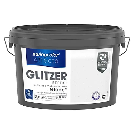 swingcolor effects Farbeffektputz Funkelnde Wohnraumfarbe mit Glitzer-Effekt