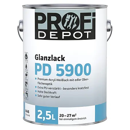 Profi Depot PD Weißlack Glanzlack PD 5900