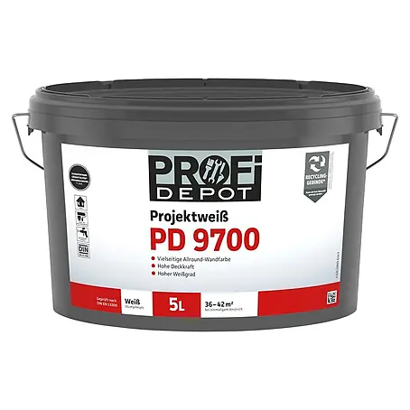 Profi Depot PD Wandfarbe Projektweiß PD 9700
