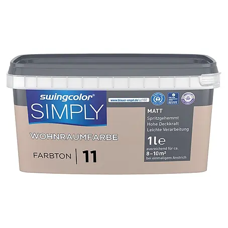 swingcolor  Wandfarbe SIMPLY