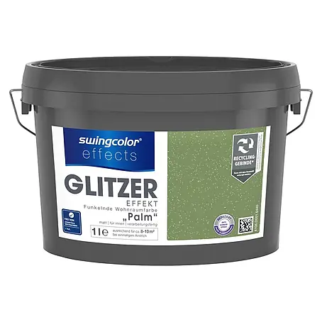 swingcolor effects Farbeffektputz Funkelnde Wohnraumfarbe mit Glitzer-Effekt