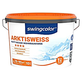 swingcolor Wandfarbe Arktisweiß (10 l)