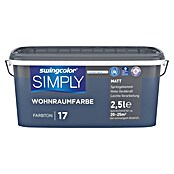 swingcolor Wandfarbe SIMPLY Blau (Blau - Nr. 17, 2,5 l, Matt)