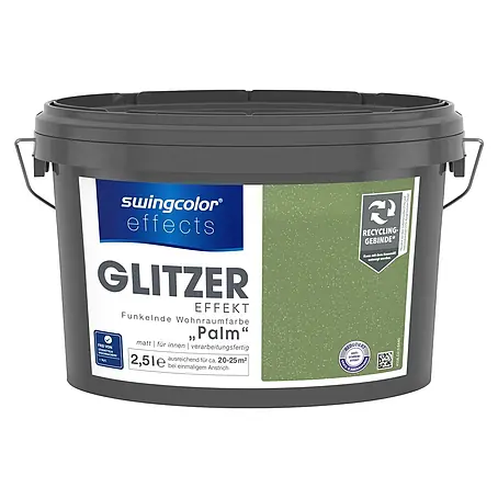 swingcolor effects Farbeffektputz Funkelnde Wohnraumfarbe mit Glitzer-Effekt