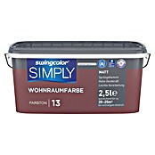 swingcolor Wandfarbe SIMPLY (Rot - Nr. 13, 2,5 l, Matt)