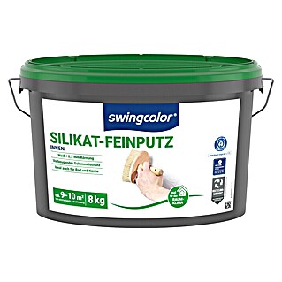 swingcolor Dekoputz Silikat-Feinputz (Weiß, Körnung: 0,5 mm, 8 kg)