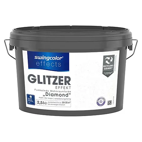 swingcolor effects Farbeffektputz Funkelnde Wohnraumfarbe mit Glitzer-Effekt