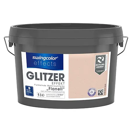 swingcolor effects Farbeffektputz Funkelnde Wohnraumfarbe mit Glitzer-Effekt