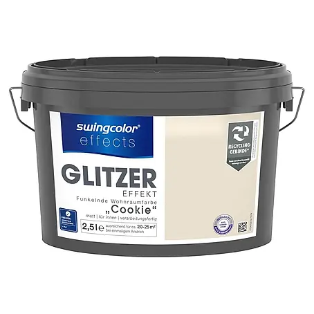 swingcolor effects Farbeffektputz Funkelnde Wohnraumfarbe mit Glitzer-Effekt