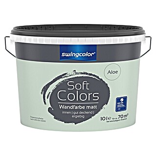 swingcolor Soft Colors Wandfarbe (Aloe, Matt, 10 l)
