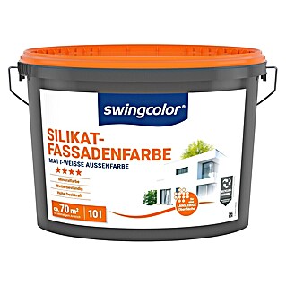 swingcolor Silikat-Fassadenfarbe (Weiß, 10 l)