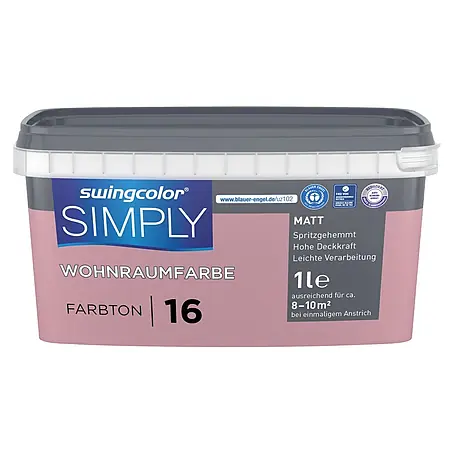 swingcolor  Wandfarbe SIMPLY