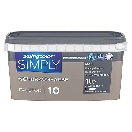 swingcolor  Wandfarbe SIMPLY