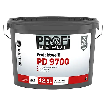 Profi Depot PD Wandfarbe Projektweiß PD 9700