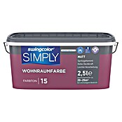 swingcolor Wandfarbe SIMPLY (Rot - Nr. 15, 2,5 l, Matt)