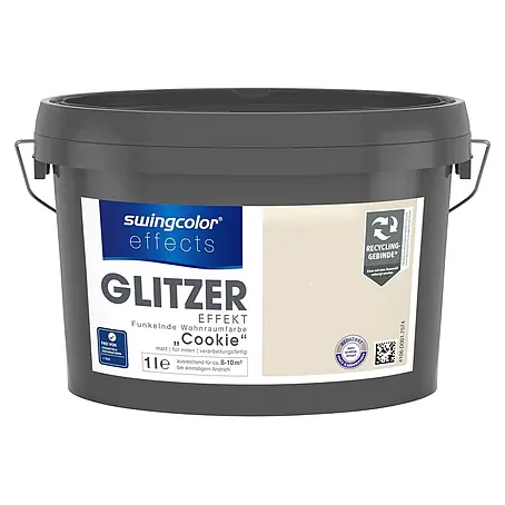 swingcolor effects Farbeffektputz Funkelnde Wohnraumfarbe mit Glitzer-Effekt