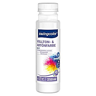 swingcolor Vollton- & Abtönfarbe (Weiß, Matt, 250 ml)