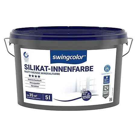 swingcolor  Wandfarbe Silikat-Innenfarbe