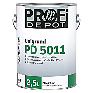 Profi Depot PD Grundierung Unigrund PD 5011 (Weiß, 2,5 l)